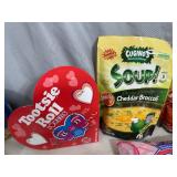 Assorted Candy, Soup Mixes, Dubble Bubble, Cotton Candy, Tootsie Pops, and More