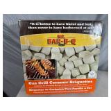 New Box of Ceramic Gas Grill Charcoal Substitute Briquettes