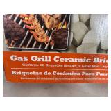 New Box of Ceramic Gas Grill Charcoal Substitute Briquettes