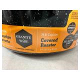 New 20 lb Graniteware Roaster Pan with Lid