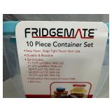 New 10 pc Food Storage Container Set