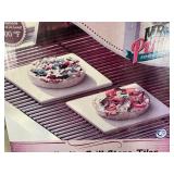 New Set of 2 Cordierite Grill Stone Tiles
