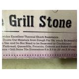 New Set of 2 Cordierite Grill Stone Tiles