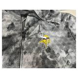 Reebok MN Vikings Zip Up Hooded Sweatshirt - Size 2XL.