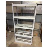 5 Tier Plastic Utility Shelf