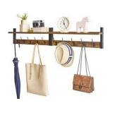 Wall Mounted Coat Rack with Shelf $35.99 Retail - Brand New