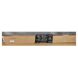 Double Bay Window Curtain Rod Set $53 Retail - Brand New