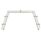 Double Bay Window Curtain Rod Set $53 Retail - Brand New