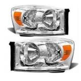 Headlight Assembly Pair for Dodge Ram 1500, 2500 and 3500 - 2006 to 2009 $114.99 Retail - Brand New