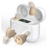 Rechargeable OTC Hearing Aids with Charging Case $130 Retail - Brand New