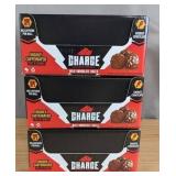Charge Energy Snack Bars Variety Pack 3 Boxes 30 Count 90 Balls  $45 Retail - Brand New