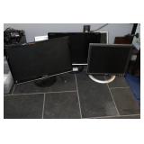 LCD Computer Monitors - Dell, Samsung, HP