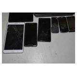 Assorted Tablets and Smartphones for Parts