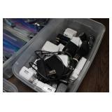 Assorted USB Cables, Wall Bricks, Car Adapters