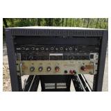 Audio Component Rack with Rack Mount Units - Rane, Behringer, Elin, BGW