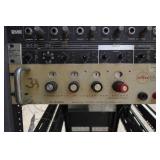 Audio Component Rack with Rack Mount Units - Rane, Behringer, Elin, BGW