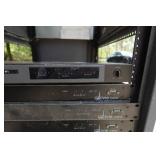Audio Component Rack with Rack Mount Units - Rane, Behringer, Elin, BGW