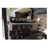 Audio Component Rack with Rack Mount Units - Rane, Behringer, Elin, BGW