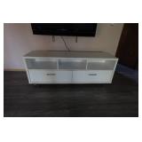 White Wood Entertainment Center
