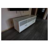 White Wood Entertainment Center