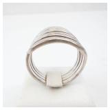Sterling Silver Multi-Band Ring - Size 10.75