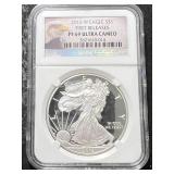 2012W PROOF AMERICAN SILVER EAGLE NGC PF69 ULTRA CAMEO