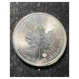 2016 CANADIAN MAPLE LEAF 1 TROY OZ .9999 FINE SILVER