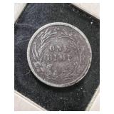 1900 US BARBER DIME