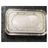 1 TROY OZ .999 FINE SILVER HAPPY HALLOWEEN BAR IN COLOR