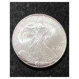 2001 AMERICAN SILVER EAGLE 1 TROY OZ .999 FINE SILVER