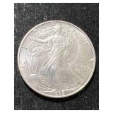1988 AMERICAN SILVER EAGLE 1 TROY OZ .999 FINE SILVER