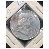 1949-S US FRANKLIN HALF DOLLAR
