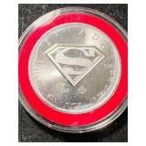2016 CANADIAN SUPERMAN 1 TROY OZ .9999 FINE SILVER IN AIRTITE