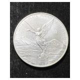 2021 MEXICAN LIBERTAD 1 TROY OZ .999 FINE SILVER
