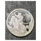 HALF TROY OZ .999 FINE SILVER MONEY METALS ROUND