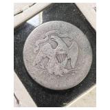 1876-S US SEATED LIBERTY QUARTER