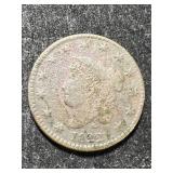 1822 US CORONET HEAD LARGE CENT