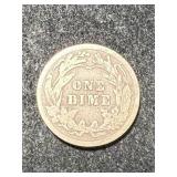 1913 US BARBER DIME