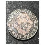 1 TROY OZ .999 FINE SILVER DIAMOND LILS CASINO ROUND