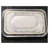 1 TROY OZ .999 FINE SILVER HAPPY HALLOWEEN BAR IN AIRTITE