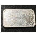 1 TROY OZ .999 FINE SILVER VOODOO PRIESTESS BAR
