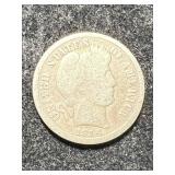1914 US BARBER DIME