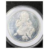 1 TROY OZ .999 FINE SILVER CHINESE ROUND IN AIRTITE