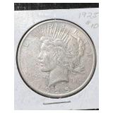 1925 US PEACE SILVER DOLLAR
