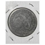 1873 US SEATED LIBERTY QUARTER