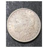 1889 US MORGAN SILVER DOLLAR
