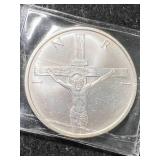 1 TROY OZ .999 FINE SILVER 2018 SILVER SHIELD ROUND