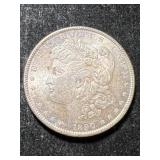 1890 US MORGAN SILVER DOLLAR
