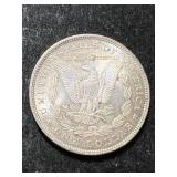 1890 US MORGAN SILVER DOLLAR