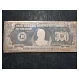 4 TROY OZ .999 FINE SILVER $500 BILL DESIGNED BAR
